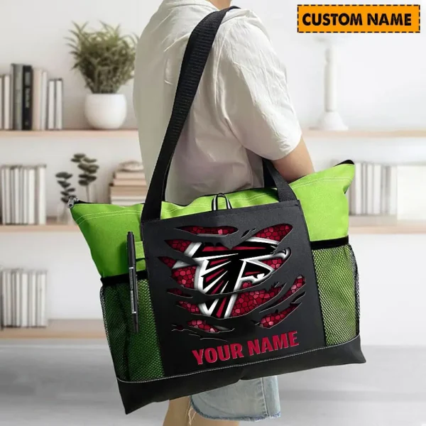 Atlanta Falcons Personalized Waterproof Mesh Tote Bag For Fan SPTPWTBF024 - Image 8