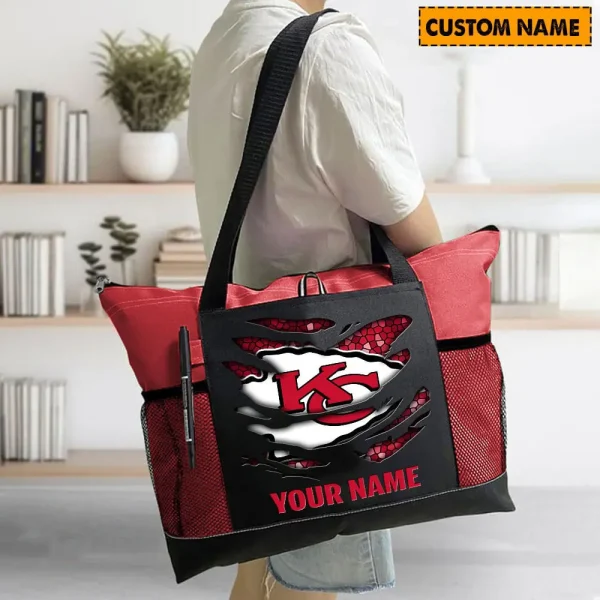 Kansas City Chiefs Personalized Waterproof Mesh Tote Bag For Fan SPTPWTBF025