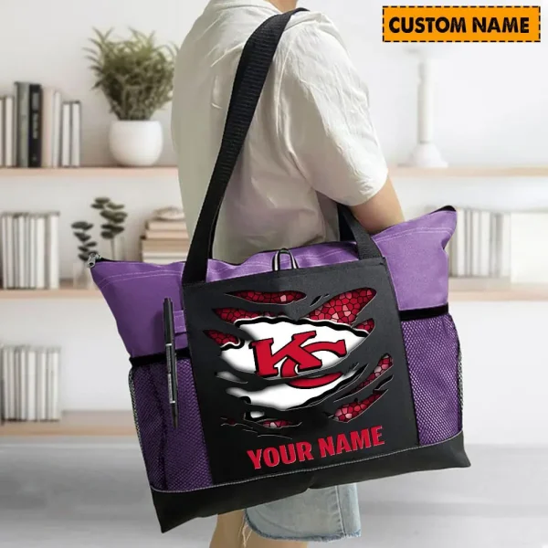 Kansas City Chiefs Personalized Waterproof Mesh Tote Bag For Fan SPTPWTBF025 - Image 5