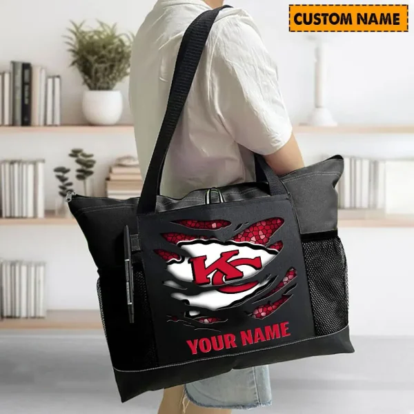 Kansas City Chiefs Personalized Waterproof Mesh Tote Bag For Fan SPTPWTBF025 - Image 7