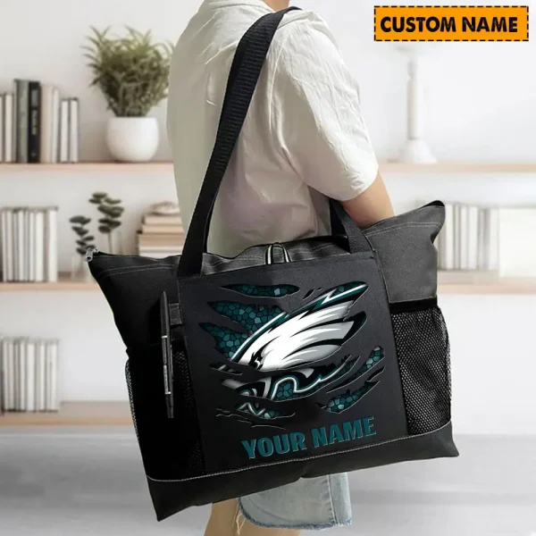 Philadelphia Eagles Personalized Waterproof Mesh Tote Bag For Fan SPTPWTBF029