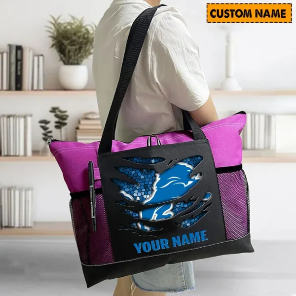 Detroit Lions Personalized Waterproof Mesh Tote Bag For Fan SPTPWTBF031 - Image 5