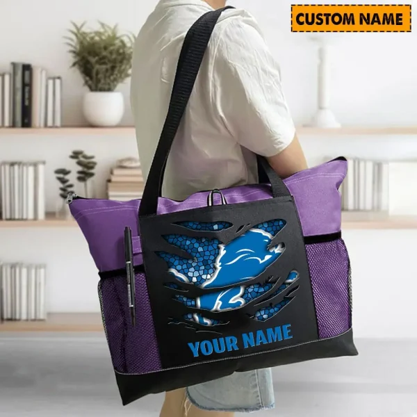 Detroit Lions Personalized Waterproof Mesh Tote Bag For Fan SPTPWTBF031 - Image 6