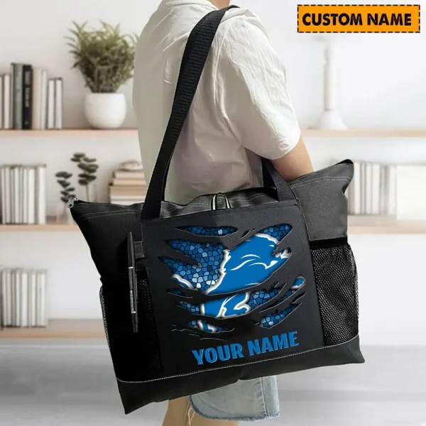 Detroit Lions Personalized Waterproof Mesh Tote Bag For Fan SPTPWTBF031 - Image 7