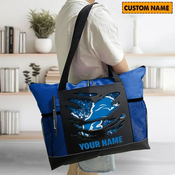 Detroit Lions Personalized Waterproof Mesh Tote Bag For Fan SPTPWTBF031