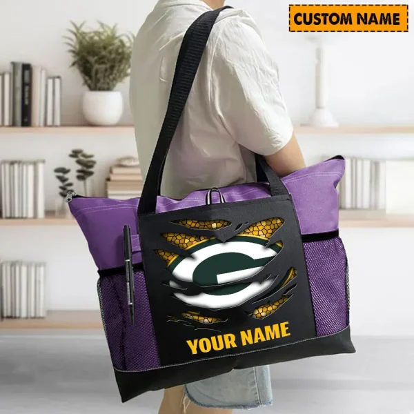 Green Bay Packers Personalized Waterproof Mesh Tote Bag For Fan SPTPWTBF032 - Image 8