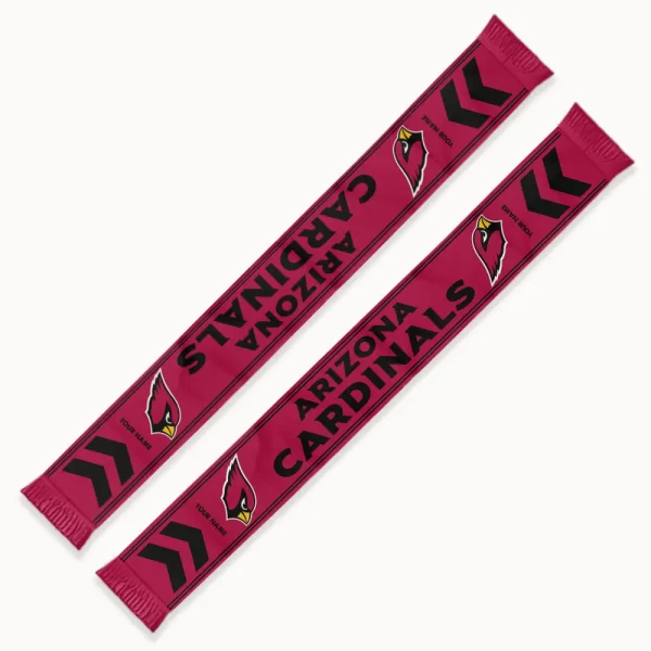 Arizona Cardinals Football Team US Fan Scarf Personalized Name Gift For Fan SPTNEWSCARF011 - Image 2