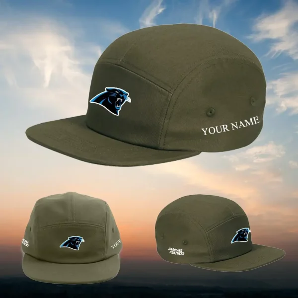 Carolina Panthers Cotton Flight Cap HHPGHC2142 - Image 2