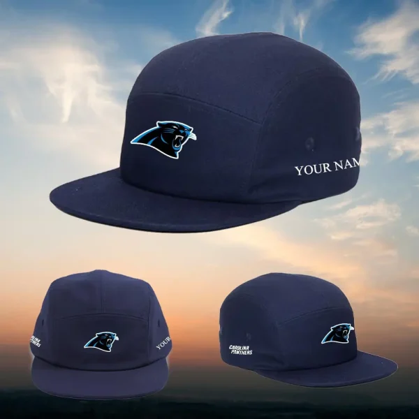 Carolina Panthers Cotton Flight Cap HHPGHC2142 - Image 4