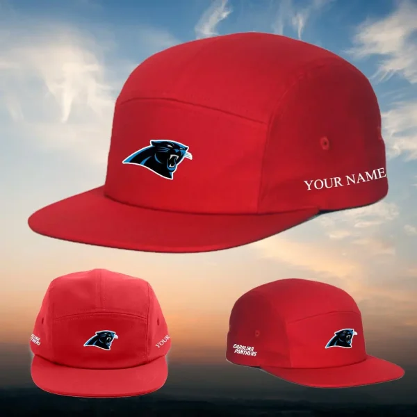 Carolina Panthers Cotton Flight Cap HHPGHC2142 - Image 6