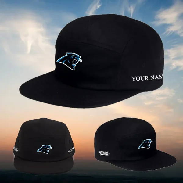 Carolina Panthers Cotton Flight Cap HHPGHC2142 - Image 8