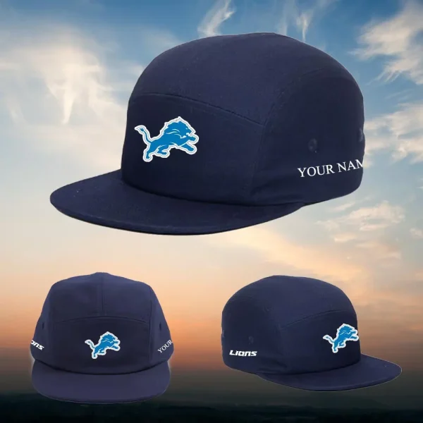 Detroit Lions Cotton Flight Cap HHPGHC2148 - Image 2