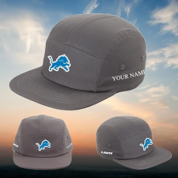 Detroit Lions Cotton Flight Cap HHPGHC2148 - Image 3