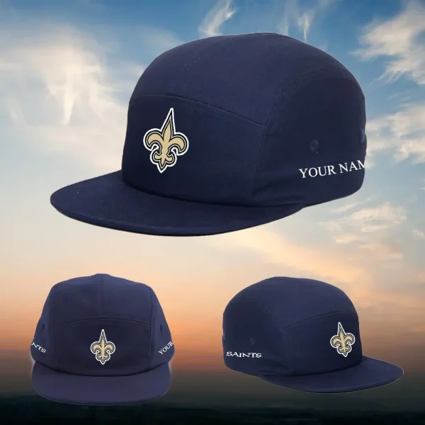 New Orleans Saints Cotton Flight Cap HHPGHC2160 - Image 4