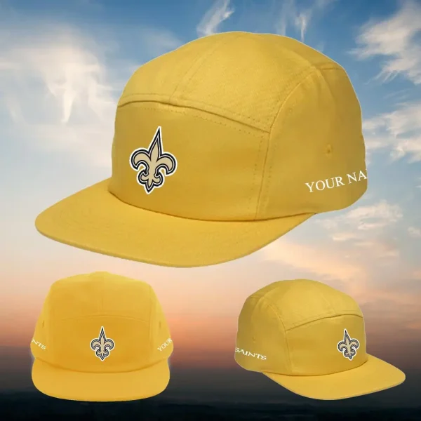 New Orleans Saints Cotton Flight Cap HHPGHC2160 - Image 7