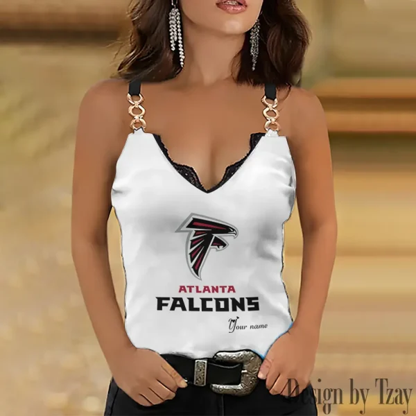 Atlanta Falcons Women’s Chain Straps Tank Top SPTWCSTT034