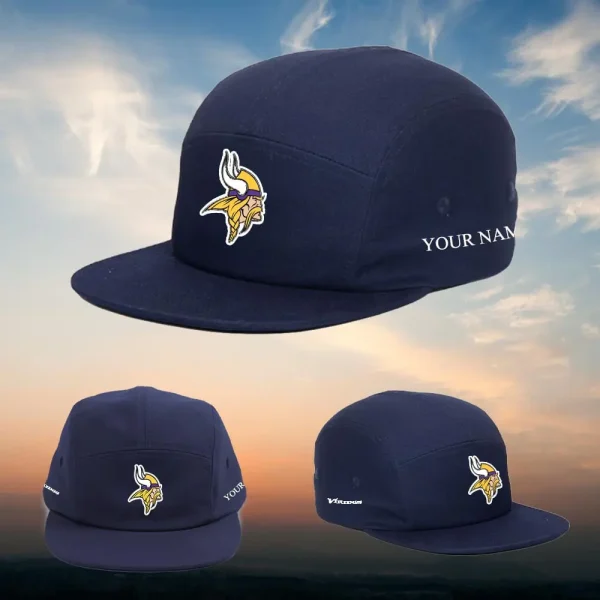 Minnesota Vikings Cotton Flight Cap HHPGHC2158 - Image 4