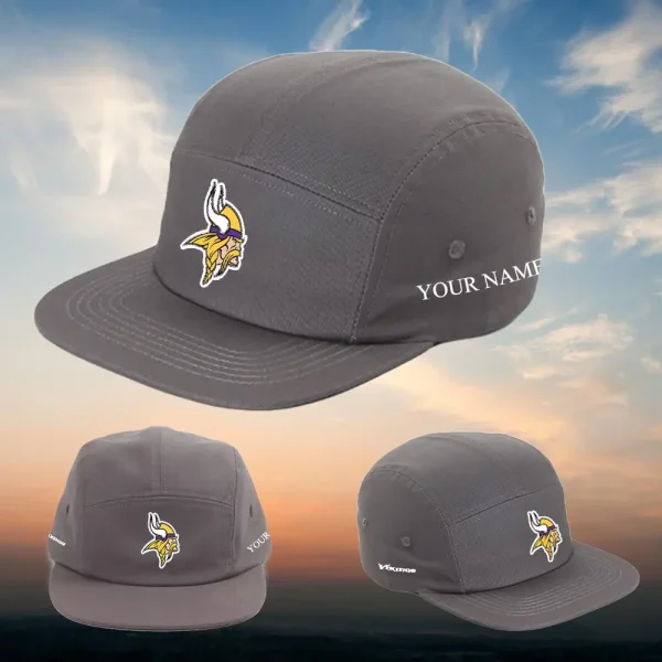 Minnesota Vikings Cotton Flight Cap HHPGHC2158 - Image 5