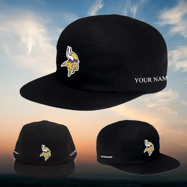 Minnesota Vikings Cotton Flight Cap HHPGHC2158 - Image 8