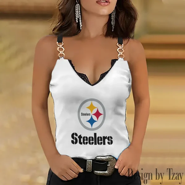 Pittsburgh Steelers Women’s Chain Straps Tank Top SPTWCSTT059