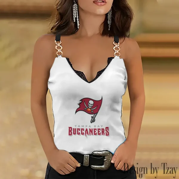 Tampa Bay Buccaneers Women’s Chain Straps Tank Top SPTWCSTT062