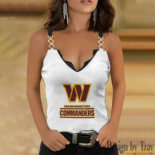 Washington Commanders Women’s Chain Straps Tank Top SPTWCSTT064