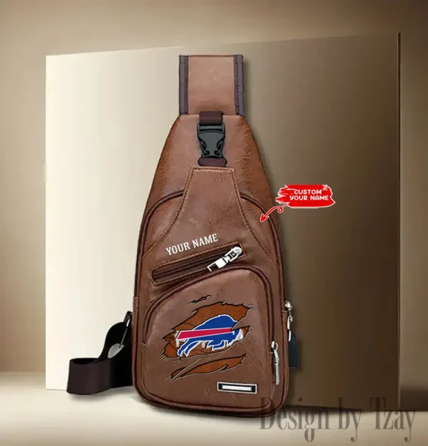 Buffalo Bills Fashion Men Chest Bag Single Strap Anti-theft New 2025 SPTLTSLINGBAG261 - Image 2