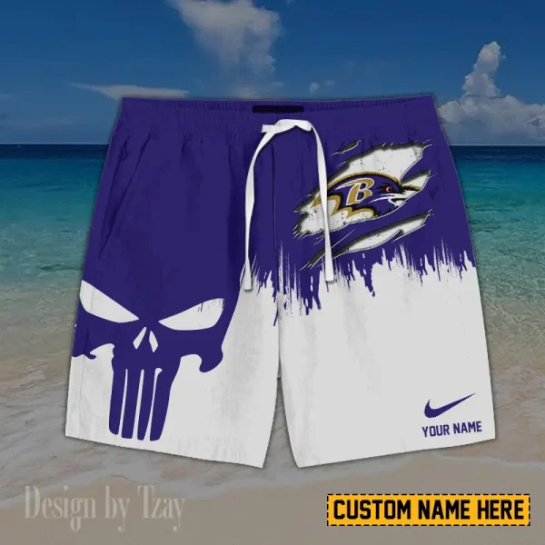 Baltimore Ravens Casual Men's Drawstring Shorts Trending 2025 BGSHORT382