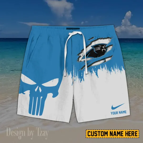 Carolina Panthers Casual Men's Drawstring Shorts Trending 2025 BGSHORT384