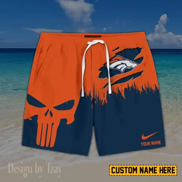 Denver Broncos Casual Men's Drawstring Shorts Trending 2025 BGSHORT389