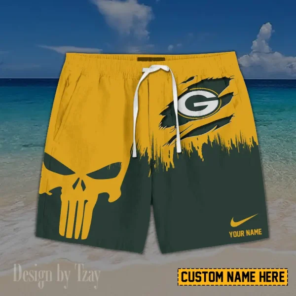 Green Bay Packers Casual Men's Drawstring Shorts Trending 2025 BGSHORT391