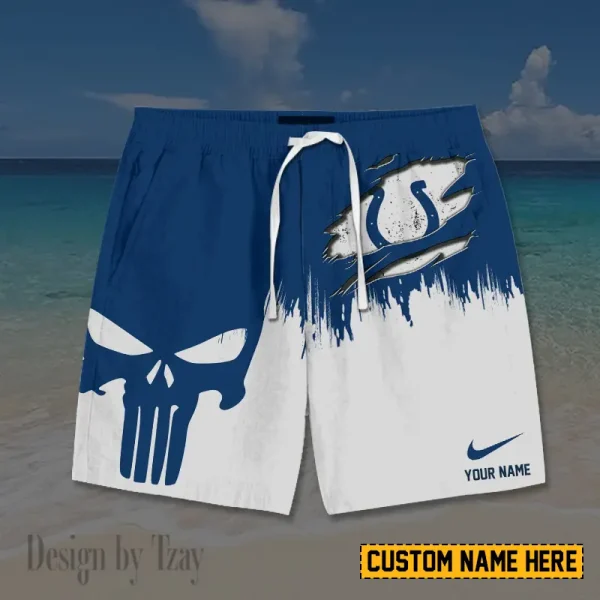 Indianapolis Colts Casual Men's Drawstring Shorts Trending 2025 BGSHORT393