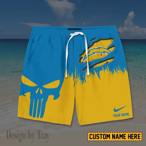 Los Angeles Chargers Casual Men's Drawstring Shorts Trending 2025 BGSHORT397