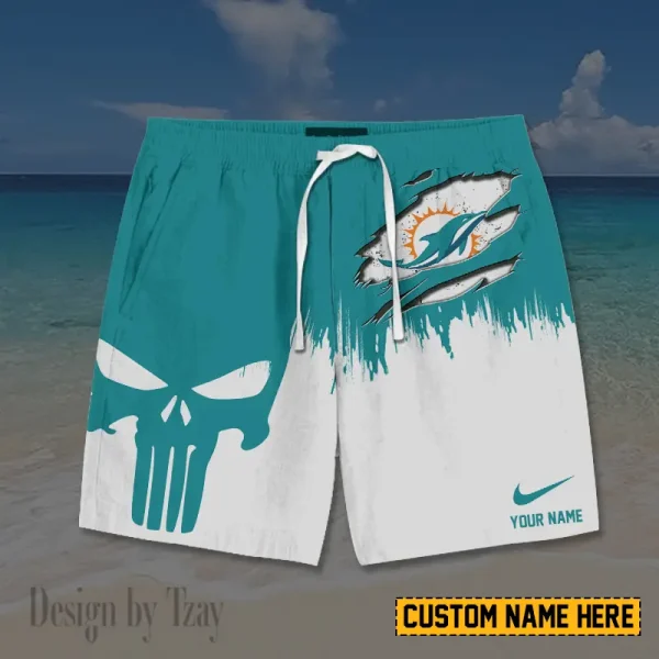 Miami Dolphins Casual Men's Drawstring Shorts Trending 2025 BGSHORT399