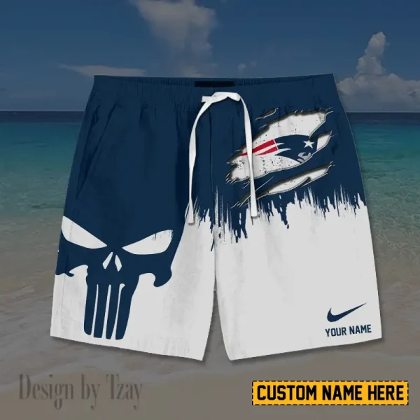 New England Patriots Casual Men's Drawstring Shorts Trending 2025 BGSHORT401