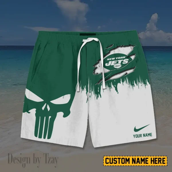 New York Jets Casual Men's Drawstring Shorts Trending 2025 BGSHORT404