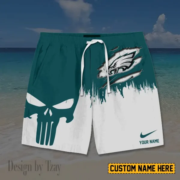 Philadelphia Eagles Casual Men's Drawstring Shorts Trending 2025 BGSHORT405