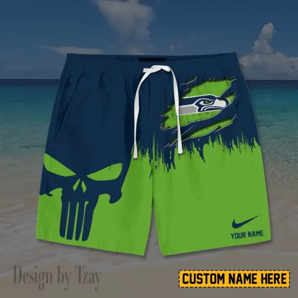 Seattle Seahawks Casual Men's Drawstring Shorts Trending 2025 BGSHORT408