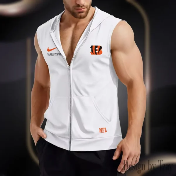 Cincinnati Bengals Mens Sleeveless Gym Tank Top Trending 2025 SPTMSVSHTT007