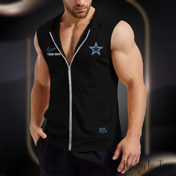 Dallas Cowboys Mens Sleeveless Gym Tank Top Trending 2025 SPTMSVSHTT009 - Image 4
