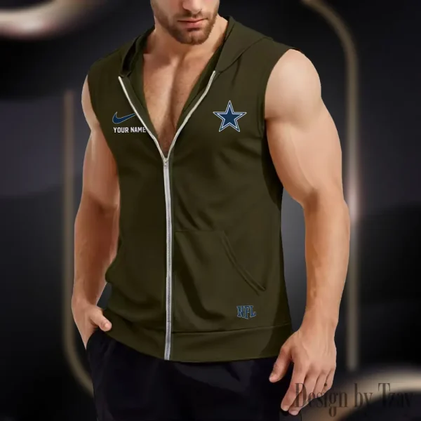 Dallas Cowboys Mens Sleeveless Gym Tank Top Trending 2025 SPTMSVSHTT009 - Image 5