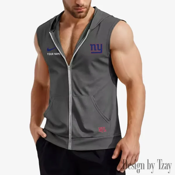 New York Giants Mens Sleeveless Gym Tank Top Trending 2025 SPTMSVSHTT024 - Image 4