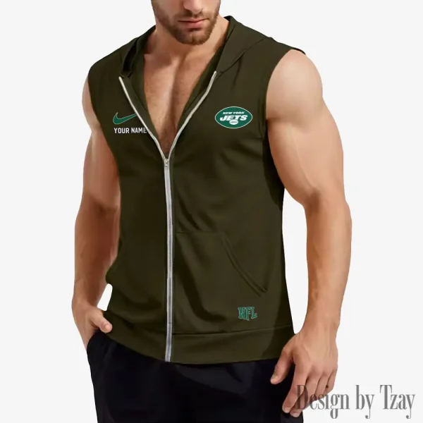 New York Jets Mens Sleeveless Gym Tank Top Trending 2025 SPTMSVSHTT025