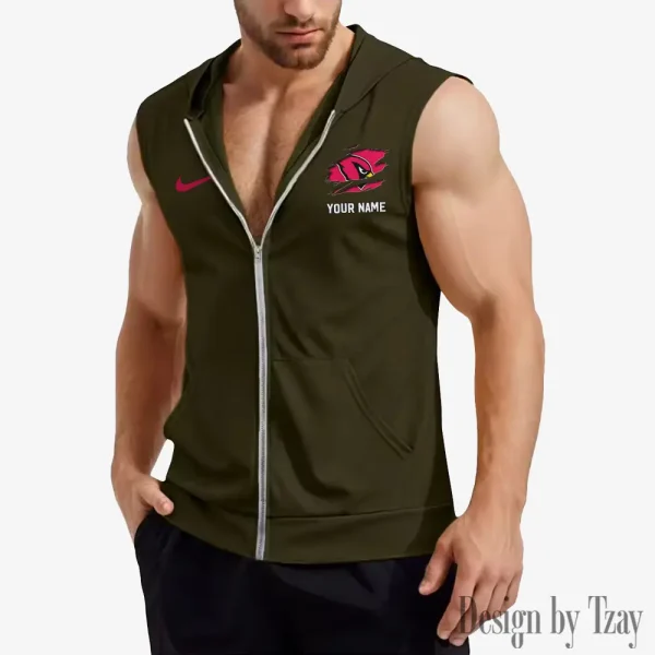 Arizona Cardinals Mens Sleeveless Gym Tank Top Trending 2025 SPTMSVSHTT033