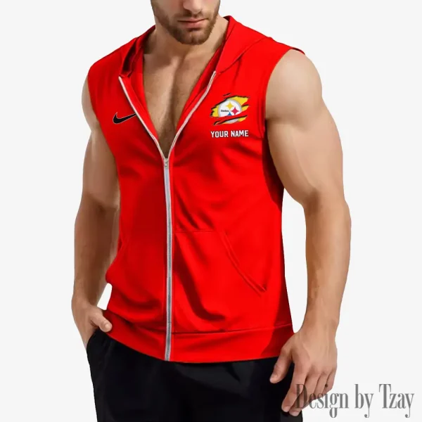 Pittsburgh Steelers Mens Sleeveless Gym Tank Top Trending 2025 SPTMSVSHTT059 - Image 5