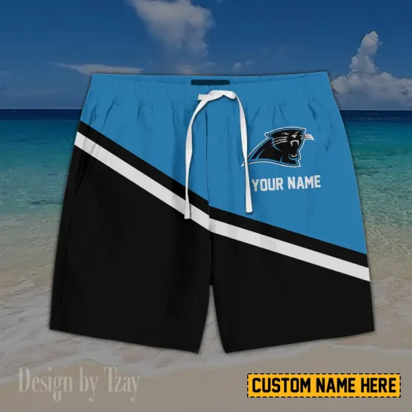 Carolina Panthers Casual Men's Drawstring Shorts Trending 2025 BGSHORT416