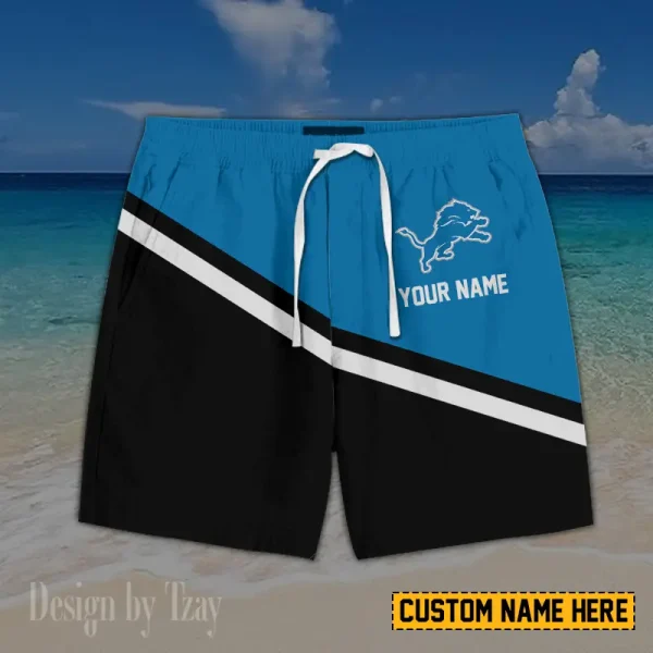 Detroit Lions Casual Men's Drawstring Shorts Trending 2025 BGSHORT422