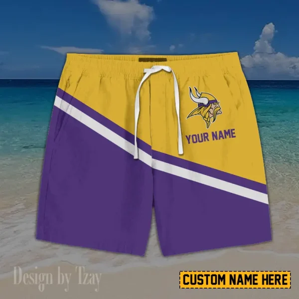 Minnesota Vikings Casual Men's Drawstring Shorts Trending 2025 BGSHORT432