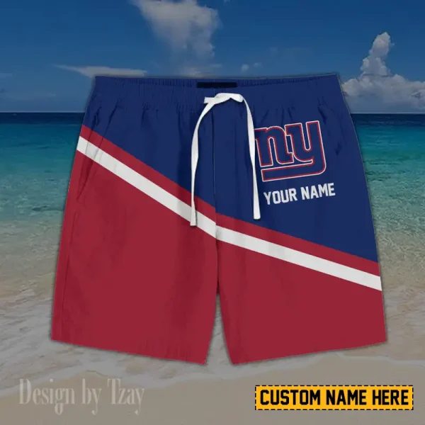 New York Giants Casual Men's Drawstring Shorts Trending 2025 BGSHORT435