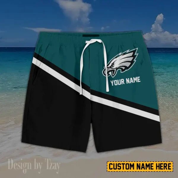 Philadelphia Eagles Casual Men's Drawstring Shorts Trending 2025 BGSHORT437